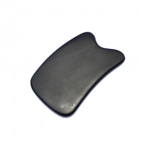 Moyen Gua Sha rectangulaire en Corne de boeuf